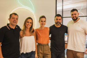 Sérgio Marques, Alana Mendes, Sylvia Medeiros, Thiago Monteiro e José Parrança anunciam parceria