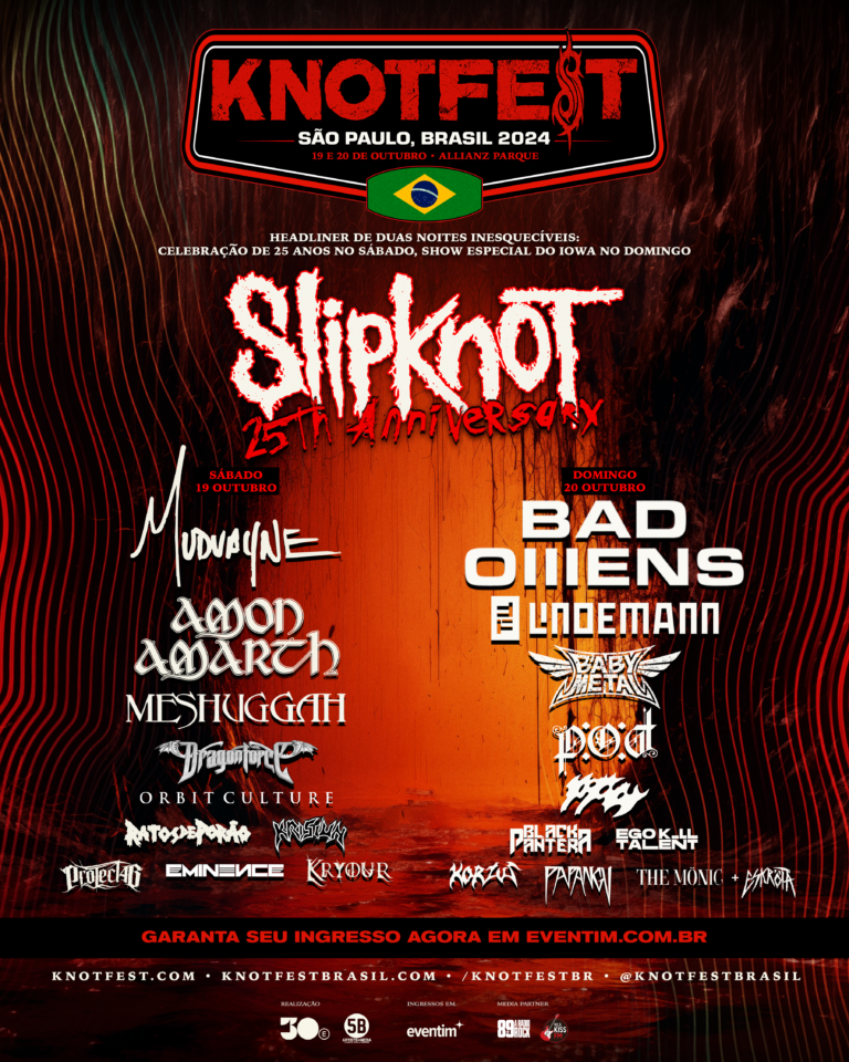 Knotfest Divulga Line Up Para Edição De 2024; Veja A Programação ...