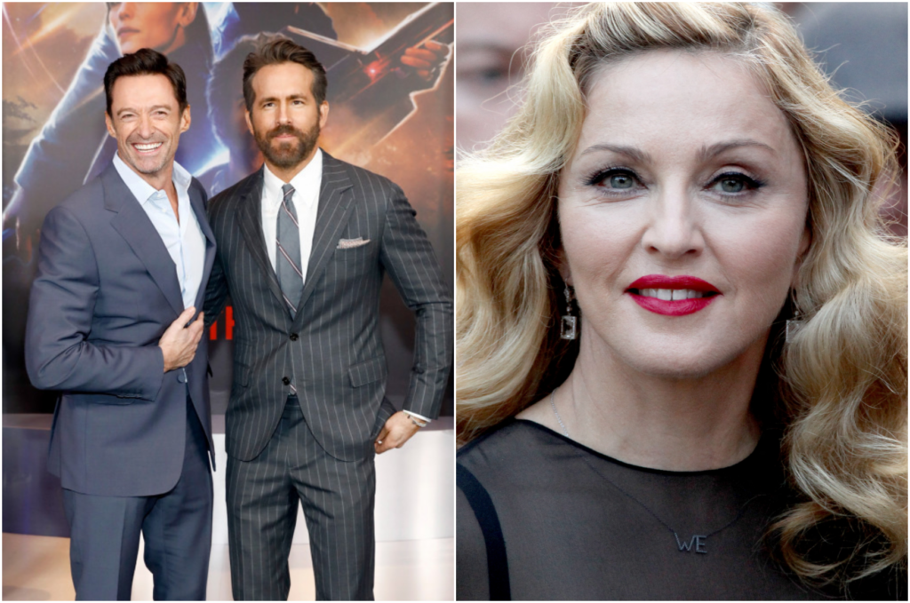 Como Ryan Reynolds conseguiu Madonna na trilha sonora de 'Deadpool e Wolverine' 1 Hugh Jackman e Ryan Reynolds encontraram Madonna para aprovar trilha de cena