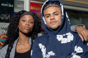 Mc Cabelinho e Malía (Foto: Globo/Beatriz Dammy)