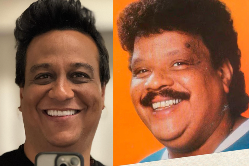 Carmelo Maia teria descoberto não ser filho de Tim Maia pela TV 1 Carmelo Maia e Tim Maia (Foto: Reprodução)