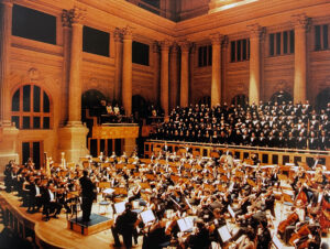 Concerto da Osesp na inauguração da Sala São Paulo, no dia 9 de julho de 1999