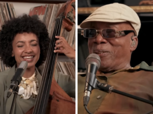Esperanza Spalding e Milton Nascimento no especial Tiny Desk, da NPR