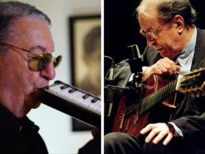 Caçulinha (1940-2024) e João Gilberto (1931-2019): unidos pela bossa nova e pelo acordeon