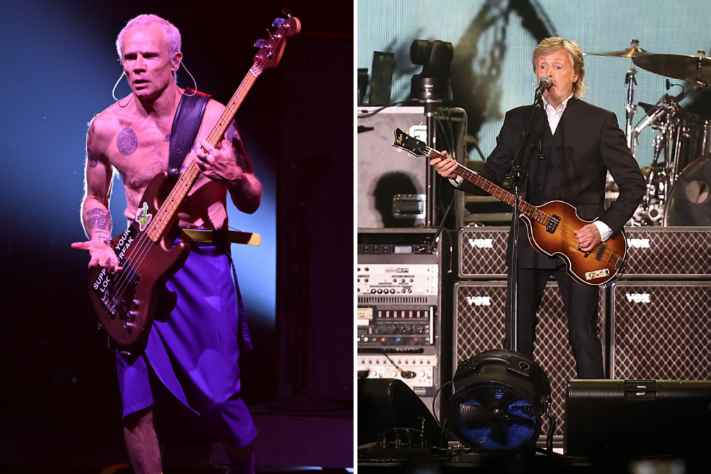 Flea diz que a Paul McCartney é o melhor baixista do rock 1 Flea, do Red Hot Chili Peppers expressou uma admiração por Paul McCartney