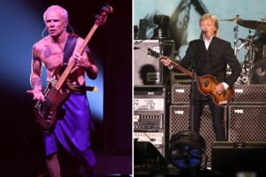 Flea, do Red Hot Chili Peppers expressou uma admiração por Paul McCartney