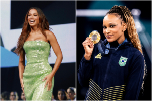 Anitta parabeniza Rebeca Andrade por medalha de ouro em Paris