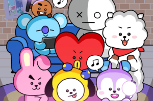 BT21, inspirados na personalidade dos integrantes do grupo de kpop BTS