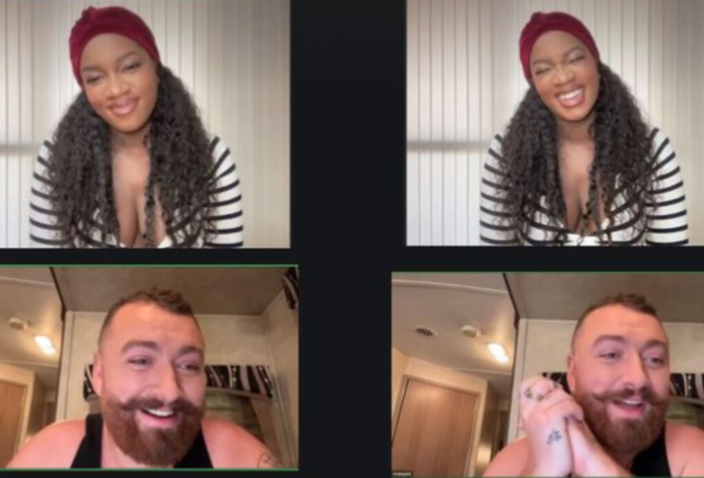 Iza canta em português em colaboração com Sam Smith; veja o trecho 1 iza sam