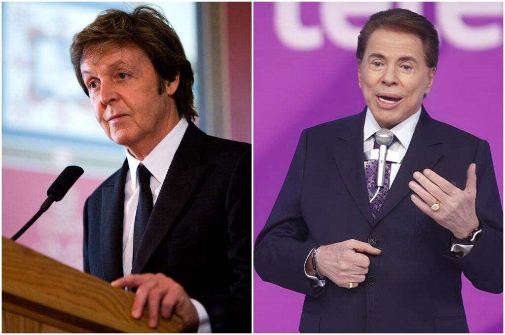 O que Silvio Santos e Paul McCartney tinham em comum? 1 Paul McCartney e Silvio Santos