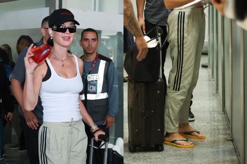 Katy Perry chega no Brasil