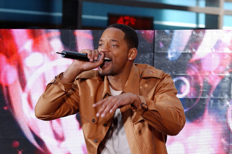 Will Smith durante show no programa 'Today Show', em 2005