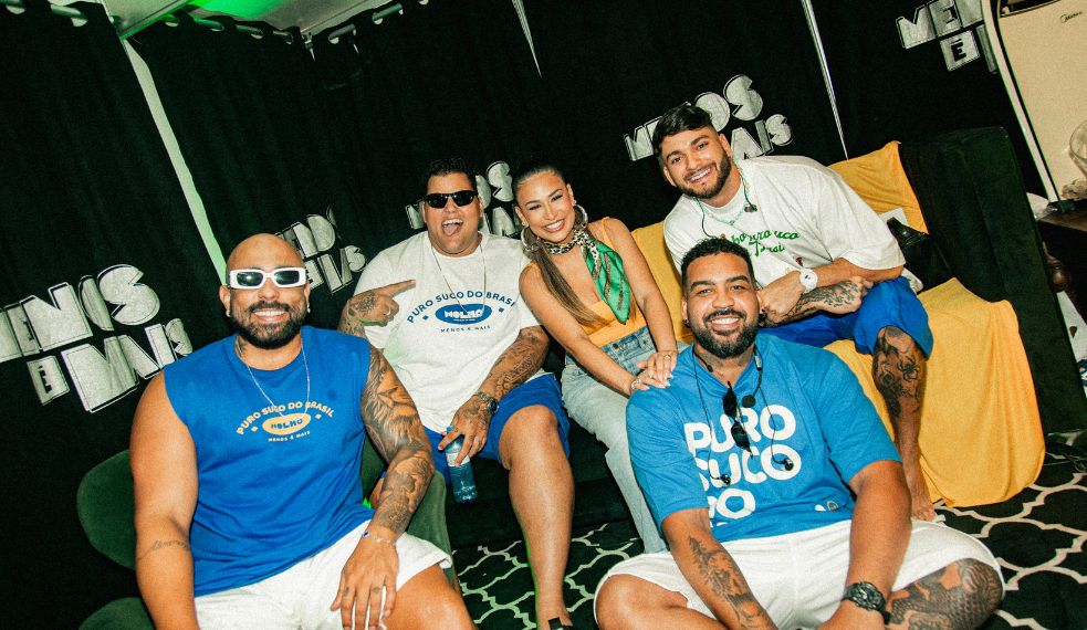 As 10 músicas mais ouvidas no Brasil em 2025 no YouTube 2 O grupo Menos é Mais e Simone Mendes