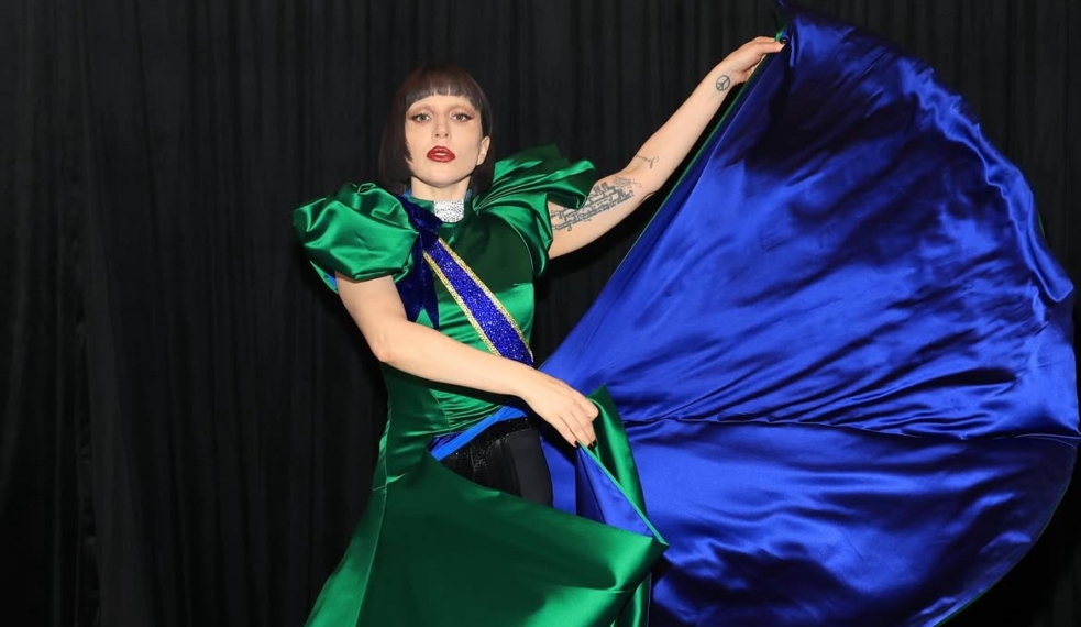 Lady Gaga mostra o look usado no show de Copacabana (Instagram)