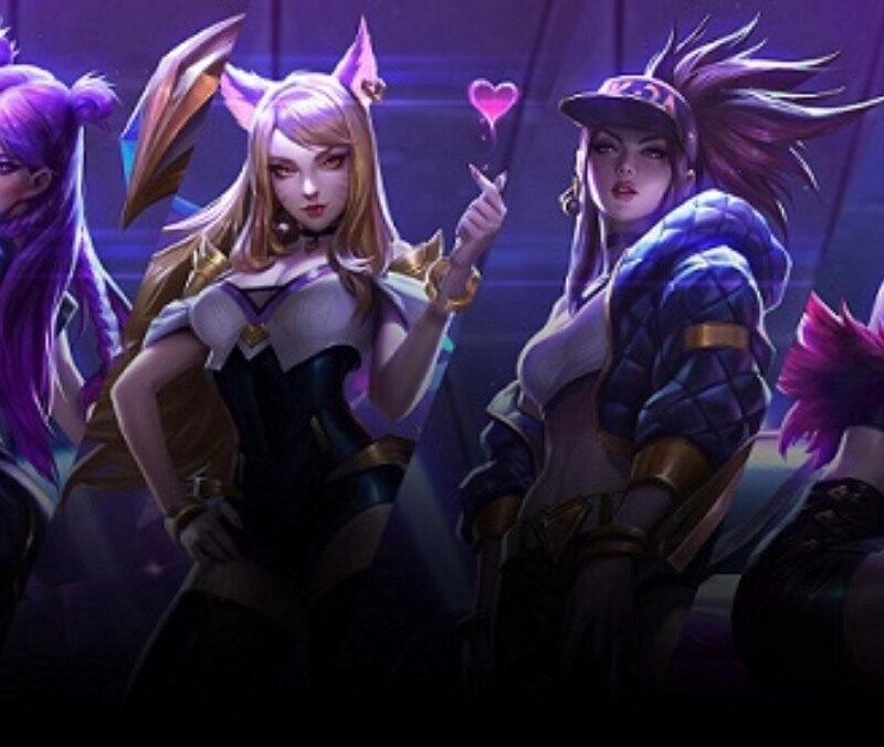 A banda virtual K/DA, criada com personagens de League of Legends (Reprodução)